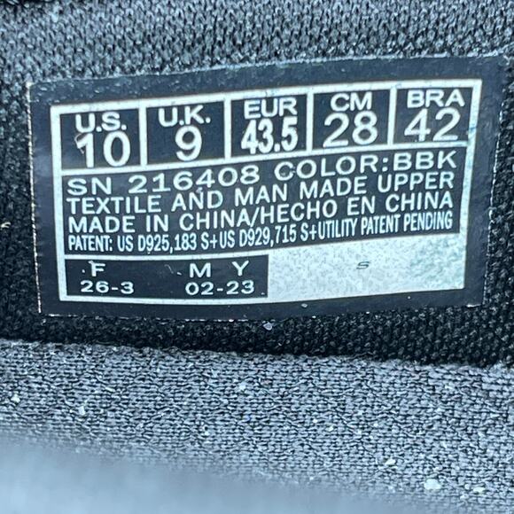 Skechers Go Walk Massage Fit Ripple Shoes Mens Size 10 Black Slip On Comfort - Picture 8 of 8